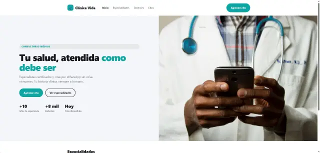Diseño web para Consultorios