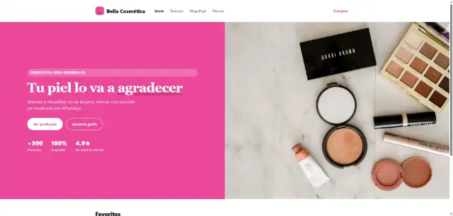 Diseño web para Belleza